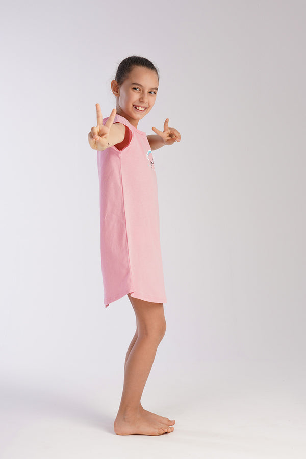 KIZ COCUK KISA KOL KUCUK YAS (3/4 - 9/10) TUNIK 212572 - Vienetta1.Grup15 - 1816TCX