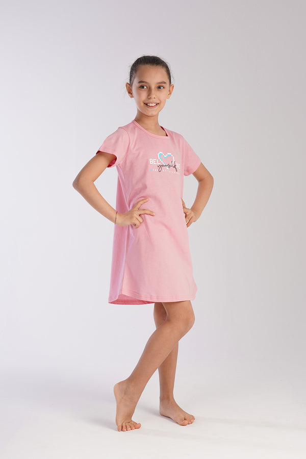 KIZ COCUK KISA KOL KUCUK YAS (3/4 - 9/10) TUNIK 212572 - Vienetta1.Grup15 - 1816TCX