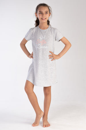 KIZ COCUK KISA KOL KUCUK YAS (3/4 - 9/10) TUNIK 212582 - Vienetta1.GrupG0 MELANJ