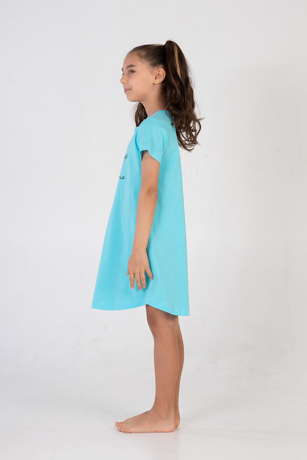 KIZ COCUK KISA KOL KUCUK YAS (3/4 - 9/10) TUNIK 212602 - Vienetta1.Grup14 - 4816TCX
