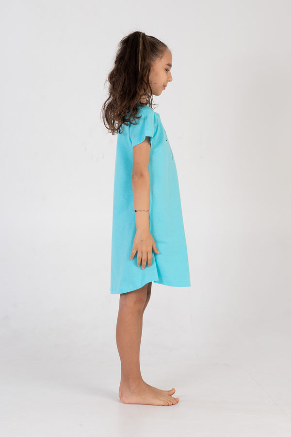 KIZ COCUK KISA KOL KUCUK YAS (3/4 - 9/10) TUNIK 212602 - Vienetta1.Grup14 - 4816TCX