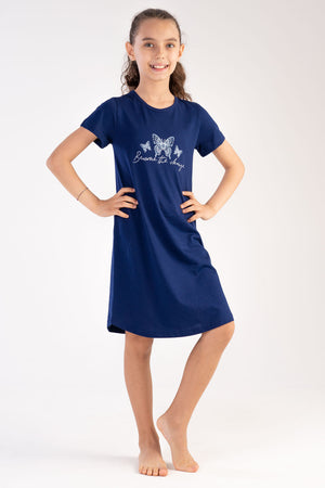 Kids' Girl Indigo Tunic