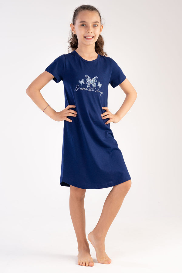 Kids' Girl Indigo Tunic