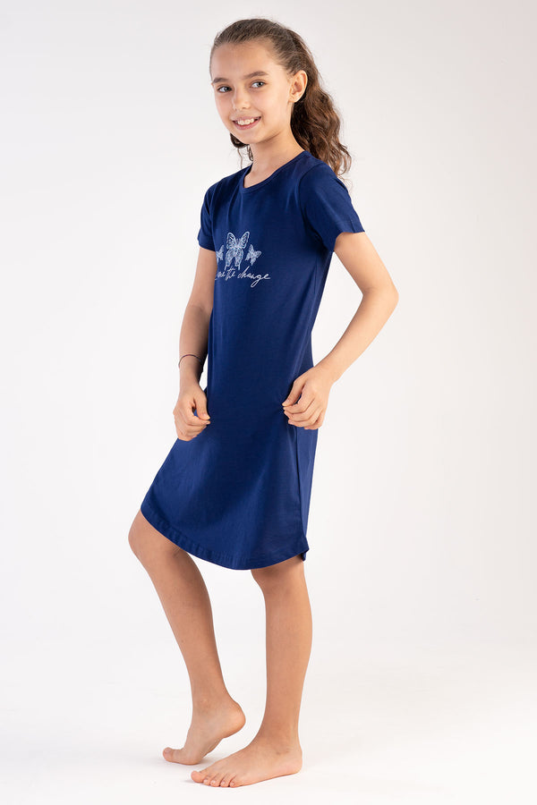 Kids' Girl Indigo Tunic
