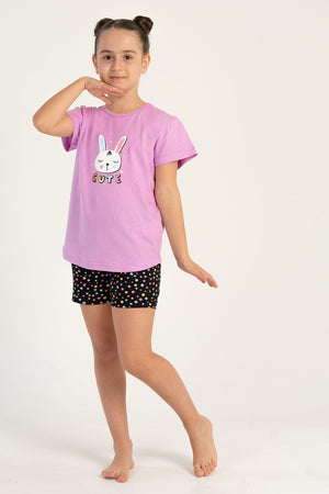 KIZ COCUK KISA KOL KUCUK YAS (3/4 - 9/10) SORT TAKIM 212665 - Vienetta1.Grup16 - 3521TCX