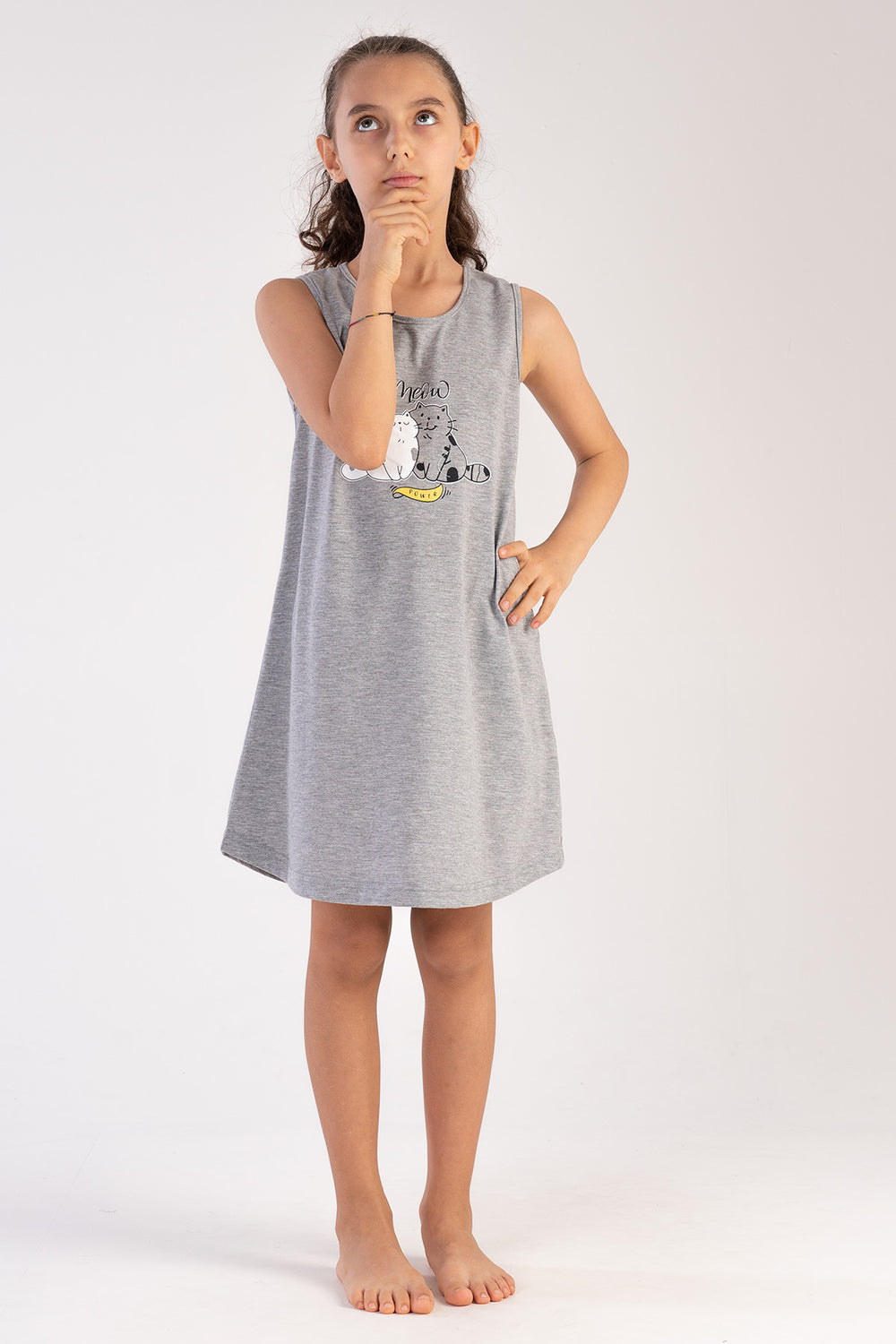 KIZ COCUK GENIS ASKILI KUCUK YAS (3/4 - 9/10) TUNIK 212686 - Vienetta1.GrupG2 MELANJ