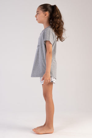 KIZ COCUK KISA KOL BUYUK YAS (9/10 - 15/16) SORT TAKIM 212689 - Vienetta1.GrupG2 MELANJ