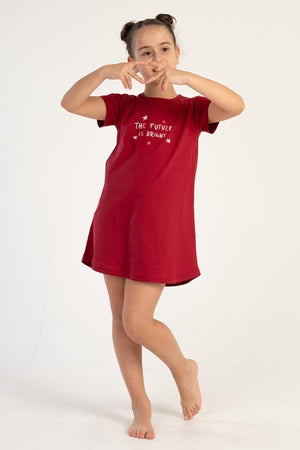 KIZ COCUK KISA KOL KUCUK YAS (3/4 - 9/10) TUNIK 212727 - Vienetta1.Grup19 - 1659TCX