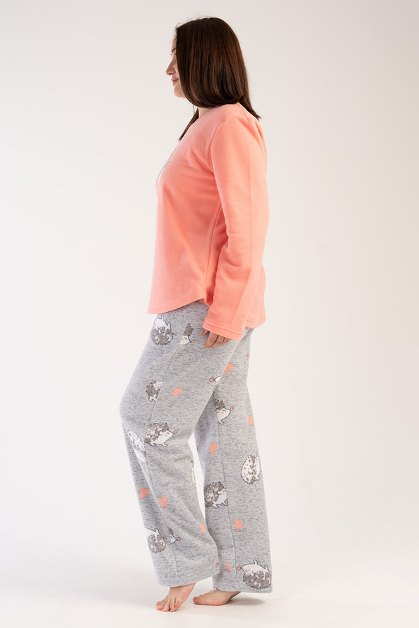 KADIN POLAR XXL UZUN KOL PIJAMA TAKIM 303041 - Vienetta1.GrupSEFTALI