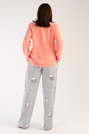 KADIN POLAR XXL UZUN KOL PIJAMA TAKIM 303041 - Vienetta1.GrupSEFTALI