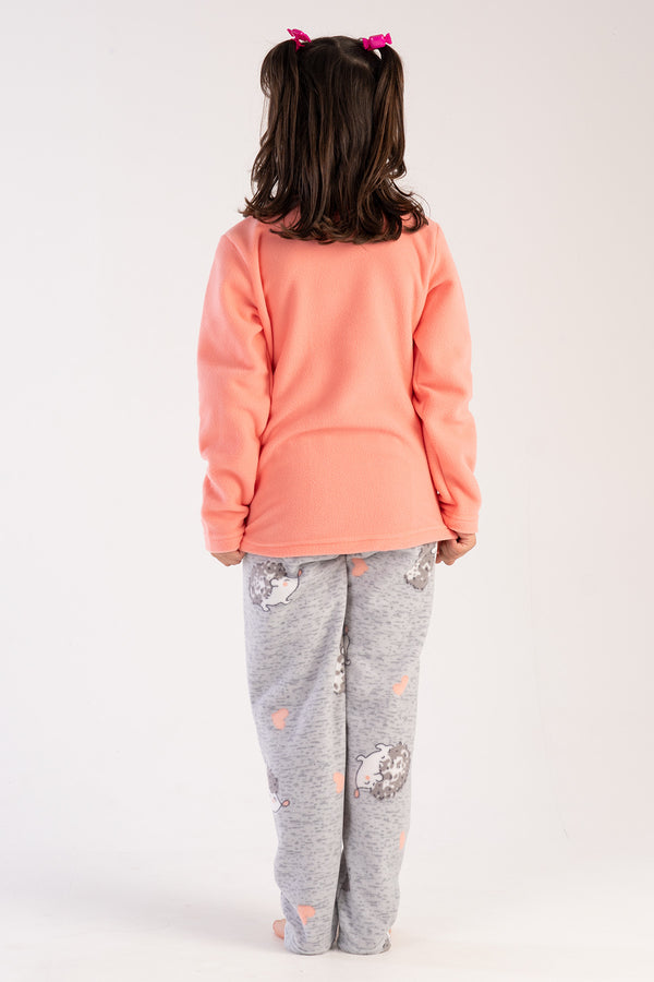 KIZ COCUK POLAR UZUN KOL PIJAMA TAKIM(7 - 8/13 - 14) 303042 - Vienetta1.GrupSEFTALI
