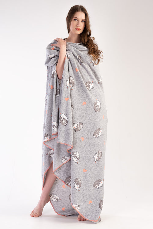 Fleece Hedgehog Blanket