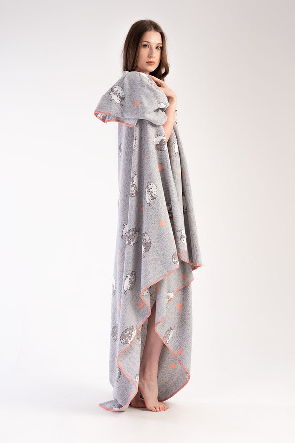 Fleece Hedgehog Blanket