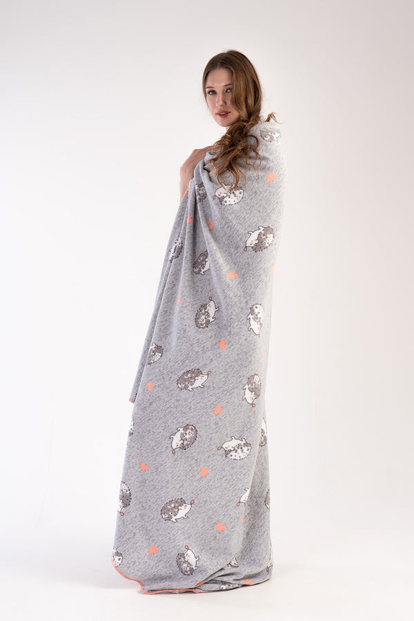 Fleece Hedgehog Blanket
