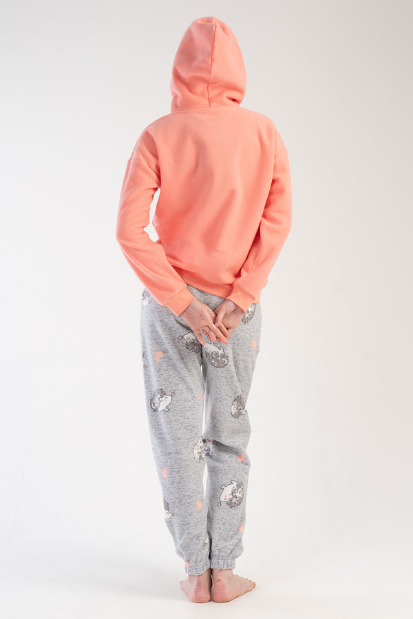 KADIN POLAR UZUN KOL PIJAMA TAKIM 303044 - Vienetta1.GrupSEFTALI