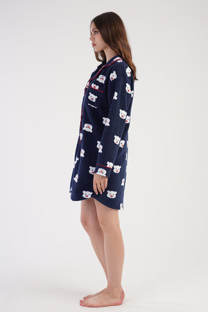Woman Fleece Sweet Bear Tunic