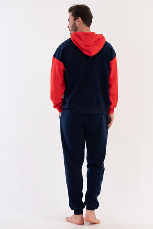 ERKEK POLAR UZUN KOL PIJAMA TAKIM 303054 - Vienetta1.GrupY.LACIVERT