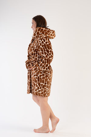 Woman Big Size Soft Fleece Chicky Dressing Gown