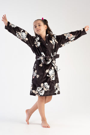 KIZ COCUK SOFT KAPSONLU UZUN KOL KISA CEPLI SABAHLIK(7-8/13-14)