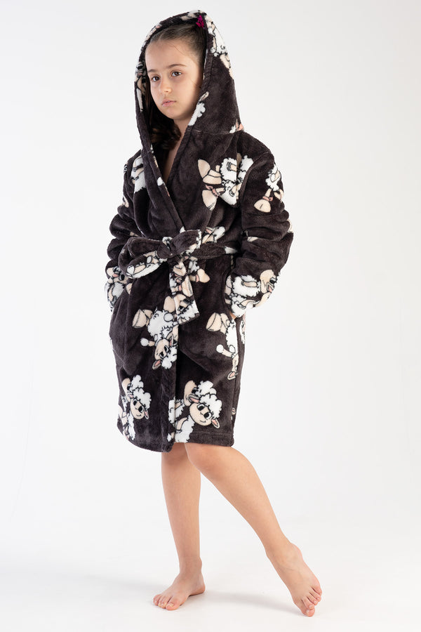 KIZ COCUK SOFT KAPSONLU UZUN KOL KISA CEPLI SABAHLIK(7-8/13-14)