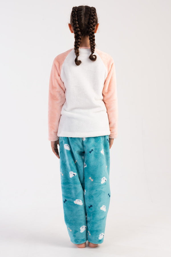 KIZ COCUK SOFT UZUN KOL PIJAMA TAKIM(7 - 8/13 - 14) 303091 - Vienetta1.GrupSOFT PINK