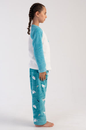 KIZ COCUK SOFT UZUN KOL PIJAMA TAKIM(7 - 8/13 - 14) 303091 - Vienetta1.GrupSOFT PINK