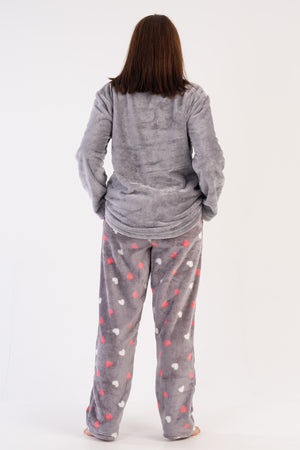 KADIN SOFT XXL UZUN KOL PIJAMA TAKIM 303095 - Vienetta1.GrupGRI