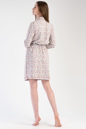 KADIN KAPITONE UZUN KOL KISA SABAHLIK 303098 - Vienetta1.GrupGRAY MELANGE