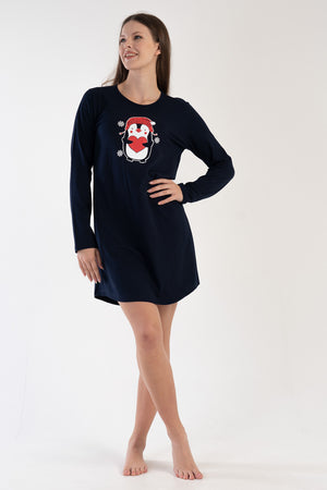 Woman Snowy Christmas Tunic