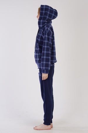 KADIN POLAR UZUN KOL PIJAMA TAKIM 303184 - Vienetta1.GrupINDIGO