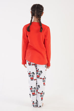 KIZ COCUK 2IPLIK UZUN KOL PIJAMA TAKIM(9 - 10/15 - 16) 303250 - Vienetta1.GrupY.NARCICEK