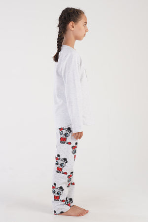 KIZ COCUK 2IPLIK UZUN KOL PIJAMA TAKIM(9 - 10/15 - 16) 303250 - Vienetta1.GrupY.NARCICEK