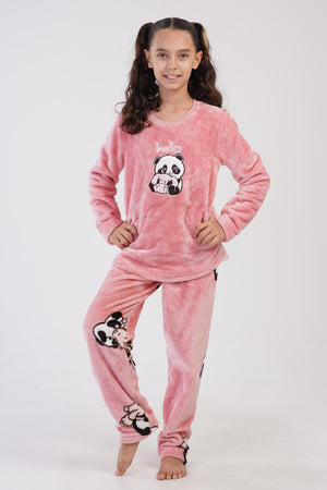 Kids' Girl Soft Fleece Hesla Pyjama Set