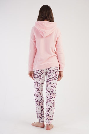 KADIN POLAR UZUN KOL PIJAMA TAKIM 304038 - Vienetta1.GrupTOZPEMBE001