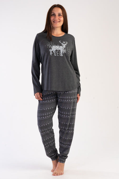 Woman Supreme Big Size Jeda Pyjama Set