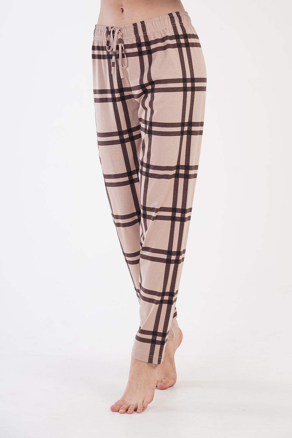 KADIN SUPREM TEK ALT PIJAMA 304099 - Vienetta1.GrupBEJ