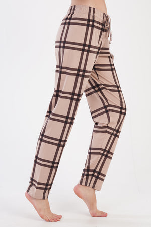 KADIN SUPREM TEK ALT PIJAMA 304099 - Vienetta1.GrupBEJ