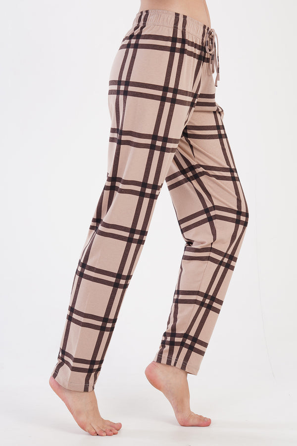 KADIN SUPREM TEK ALT PIJAMA 304099 - Vienetta1.GrupBEJ