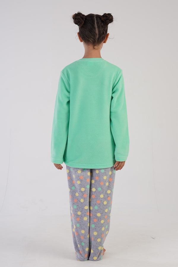 KIZ COCUK POLAR UZUN KOL PIJAMA TAKIM(7 - 8/13 - 14) 304151 - Vienetta1.GrupPINK