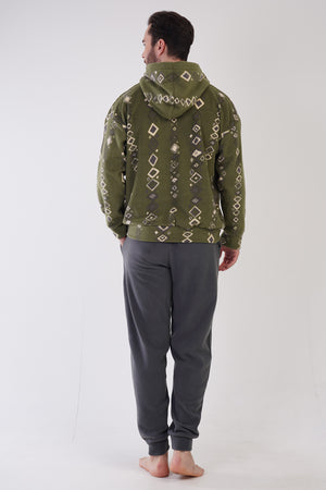 ERKEK POLAR UZUN KOL PIJAMA TAKIM 304158 - Vienetta1.GrupHAKI