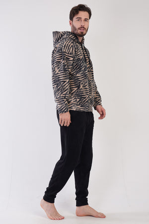 ERKEK POLAR UZUN KOL PIJAMA TAKIM 304168 - Vienetta1.GrupSIYAH