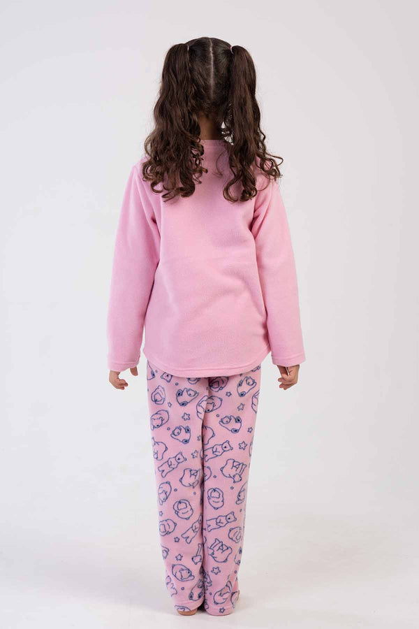 KIZ COCUK POLAR UZUN KOL PIJAMA TAKIM(7 - 8/13 - 14) 304172 - Vienetta1.GrupPEMBE