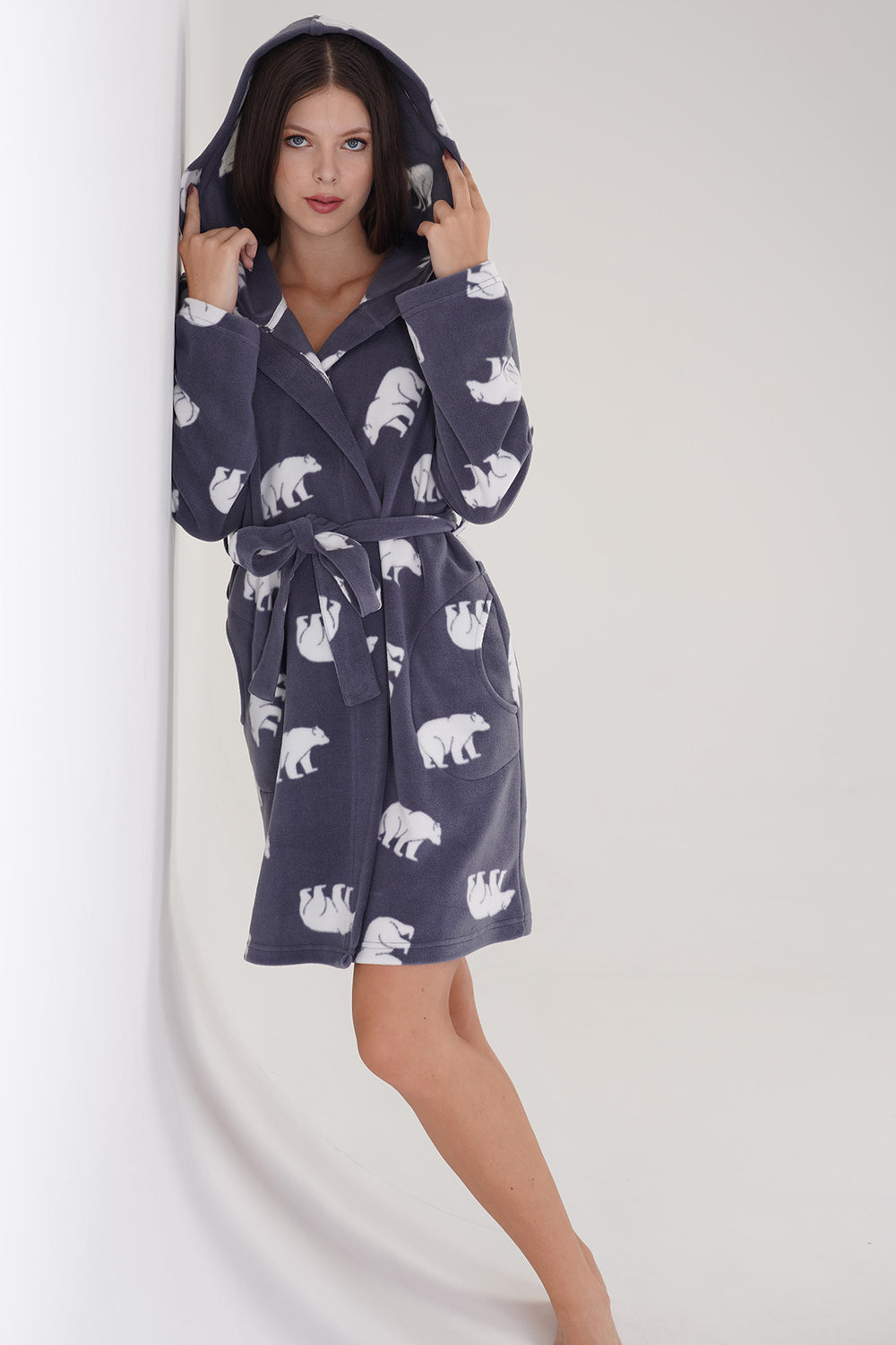 KADIN POLAR UZUN KOL KISA SABAHLIK 304180 - Vienetta1.GrupFUME