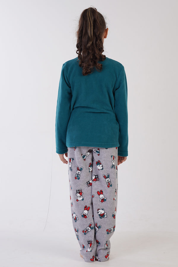 KIZ COCUK POLAR UZUN KOL PIJAMA TAKIM(9 - 10/15 - 16) 305004 - Vienetta1.GrupPETROL