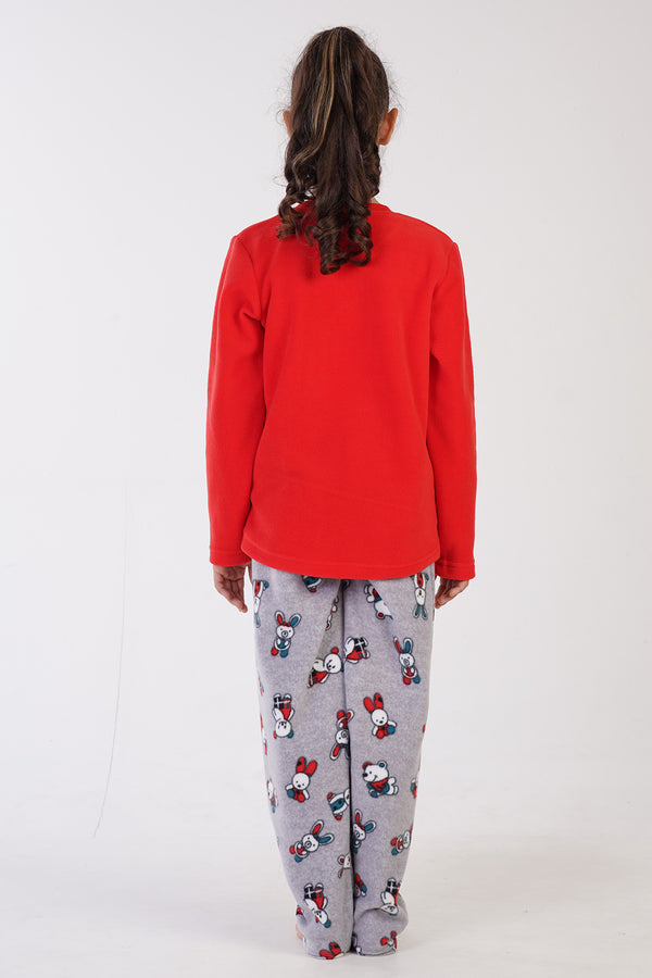 KIZ COCUK POLAR UZUN KOL PIJAMA TAKIM(9 - 10/15 - 16) 305004 - Vienetta1.GrupPETROL