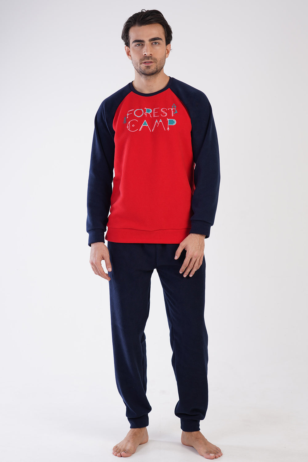 Man Forest Fleece Pyjama Set