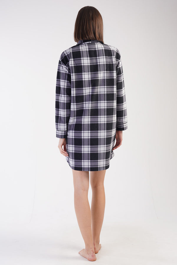 KADIN UZUN KOL POLAR GOMLEK TUNIK 305012 - Vienetta1.GrupTAS