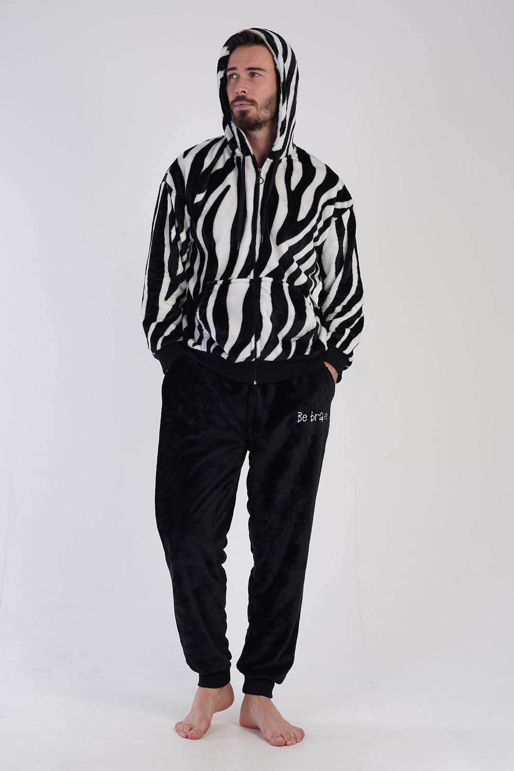 Man Zebra Pyjama Set