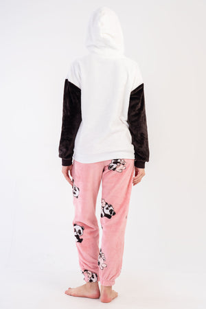 KADIN SOFT UZUN KOL PIJAMA TAKIM 305204 - Vienetta1.GrupBEYAZ
