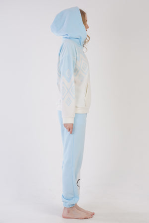 KADIN POLAR UZUN KOL PIJAMA TAKIM 305218 - Vienetta1.GrupMAVI